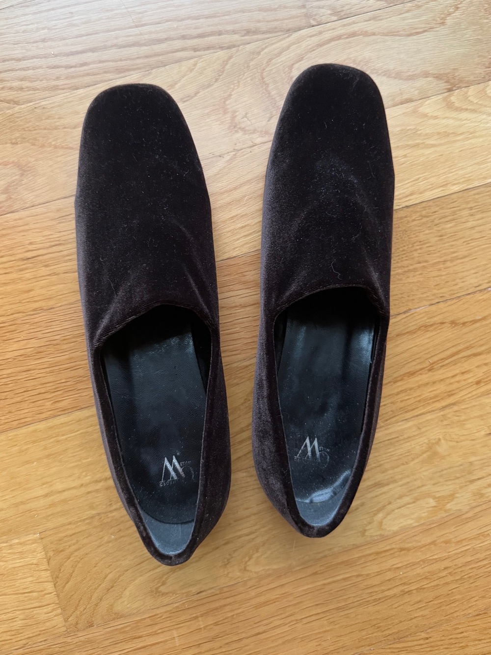 Clifford & Wills velvet flats - size 11